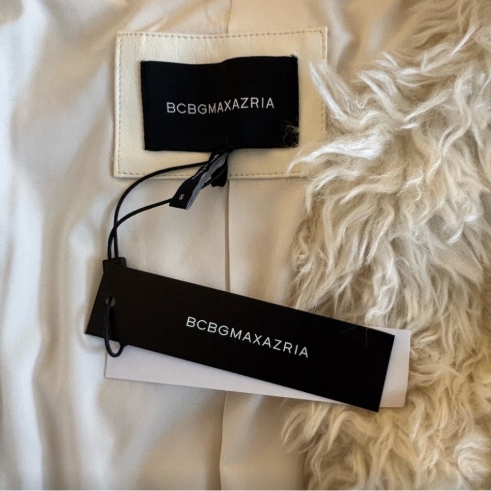 BCBGMAXAZRIA Faux Fur Coat - Picture 2 of 4